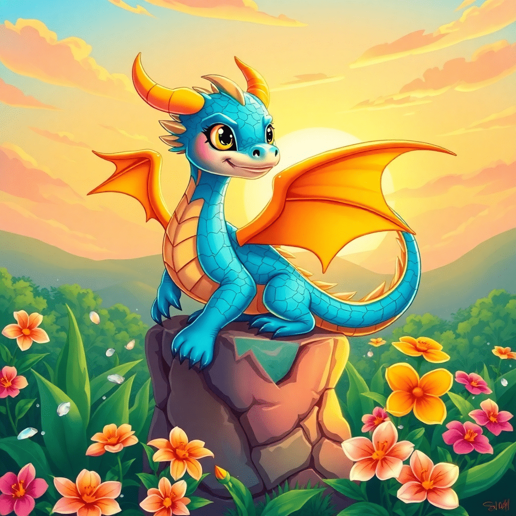 Whispers of the Luminous Ancient Stone Dragon