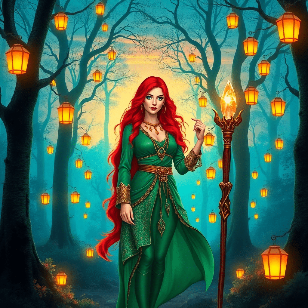 Whispering Whispers of the Emerald Enchantress