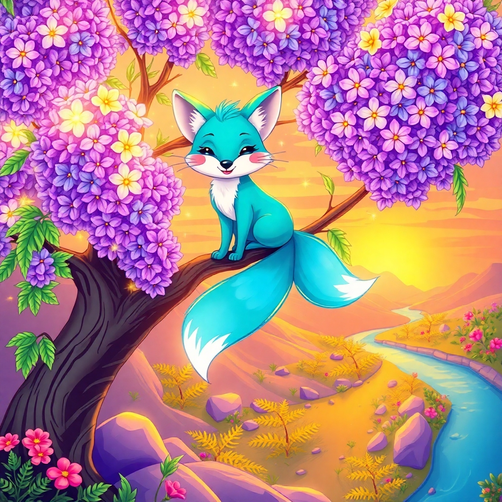 Whispers of Sunset Magic on Vesper’s Luminous Branch