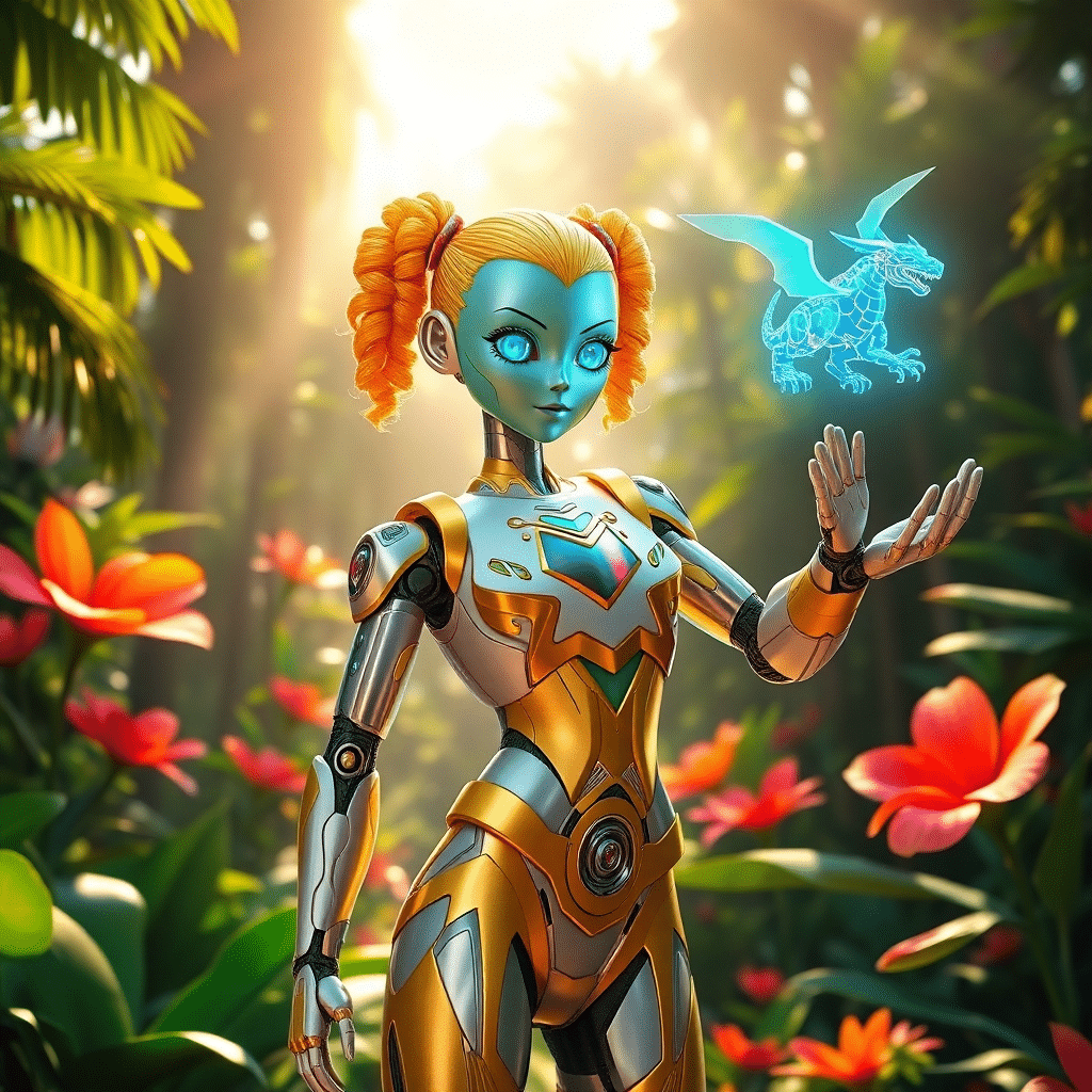 Aurora Starlight, Guardian of the Radiant Forest
