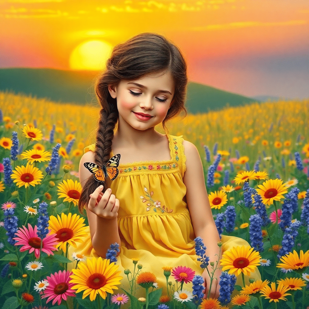 Whispers of Summer’s Bliss on Flora’s Sunny Afternoon