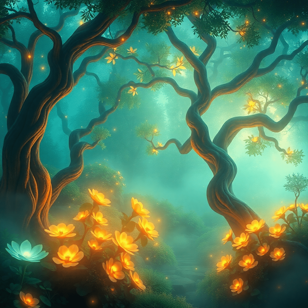The Celestial Oasis of Turquoise Dreams