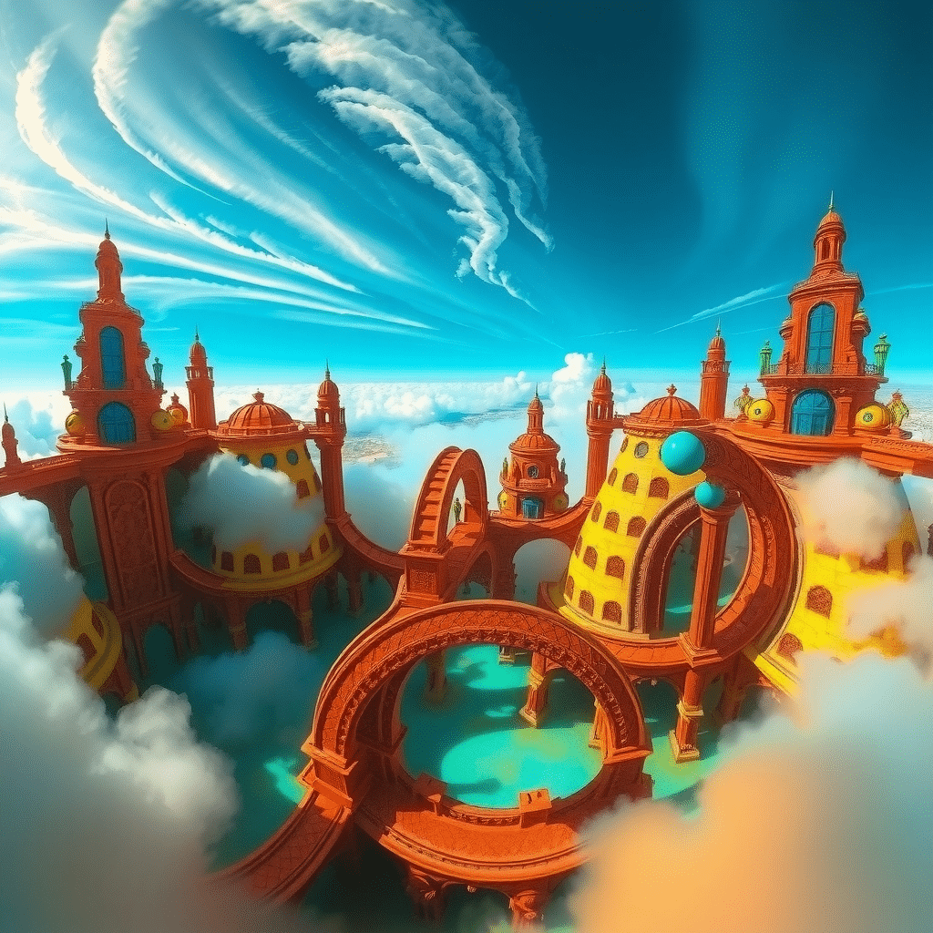Luminaria Aetheria: Dawn’s Celestial Metropolis