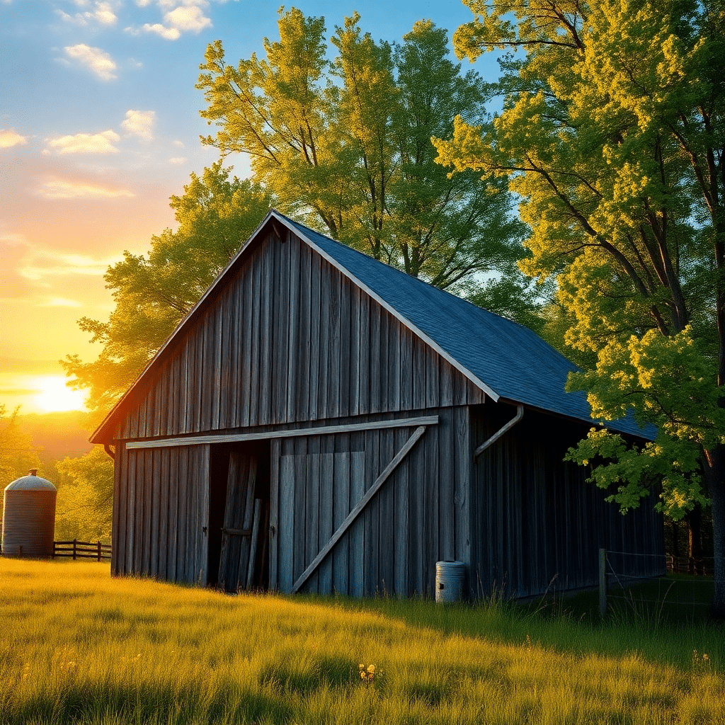 Whispers of Sunset in the Golden Glen
