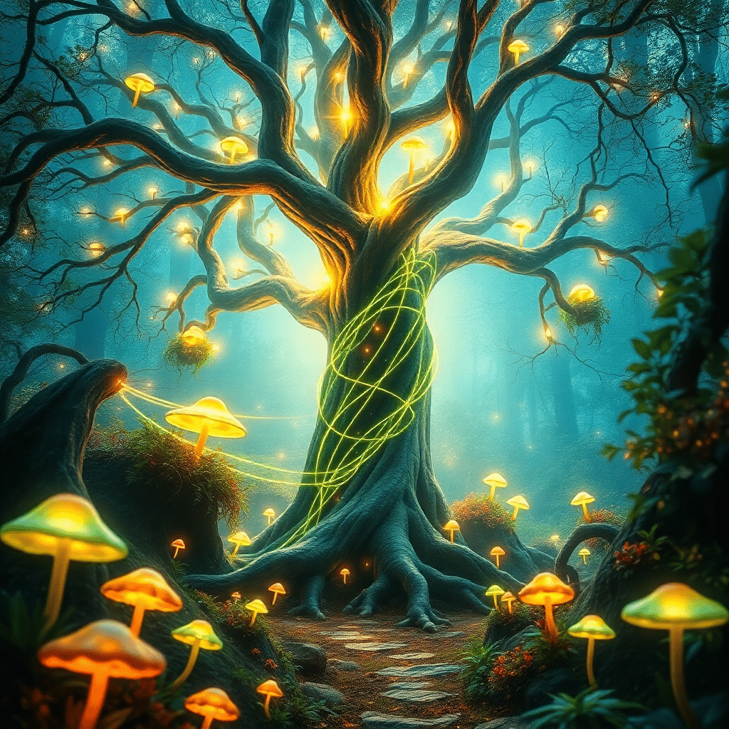 Glowing Arbor of Electric Eden’s Secret Heart
