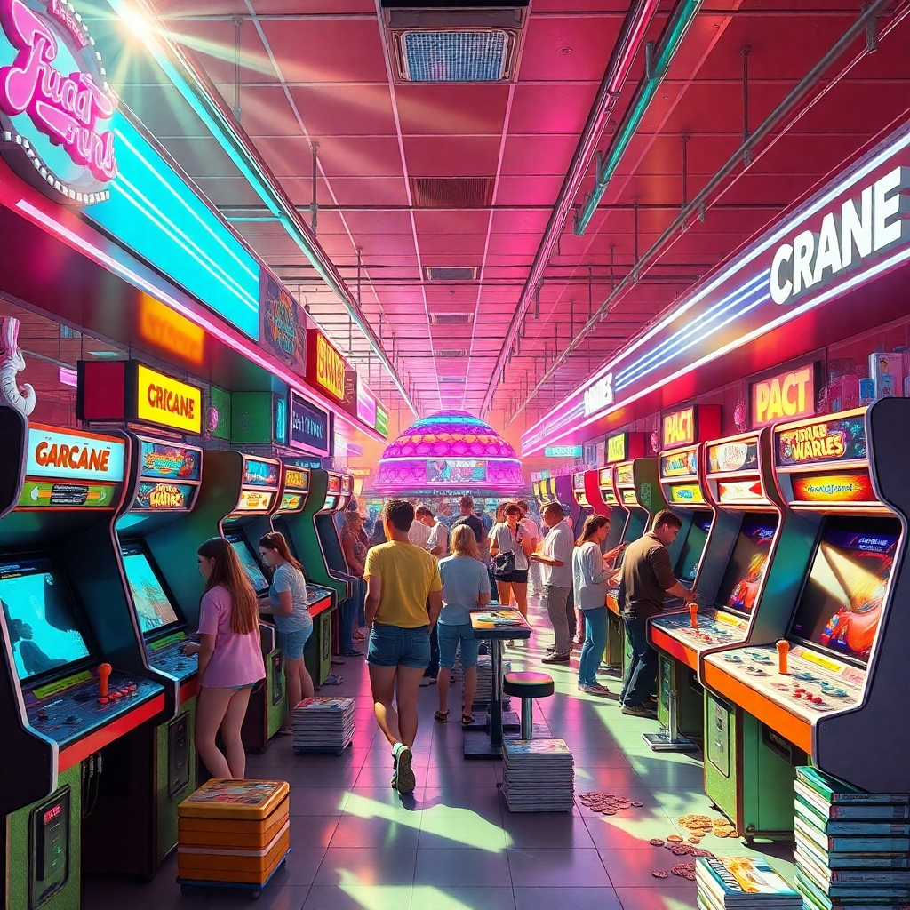 Retro Arcade Frenzy: Peak Hour Pulse
