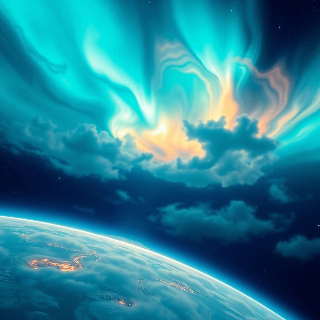 Aurora on Xylophia-IV: Dance of Celestial Forces