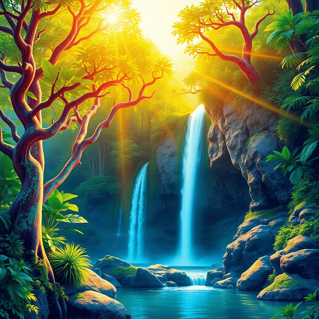 “Tropical Oasis: Emerald Haven”

(Lumina)