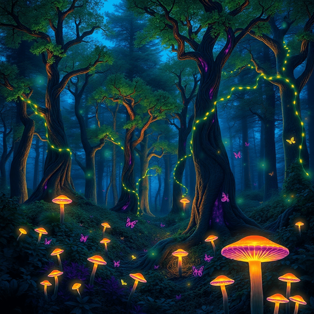 Whispers of Emerald Twilight: Luminaria’s Secret Glade