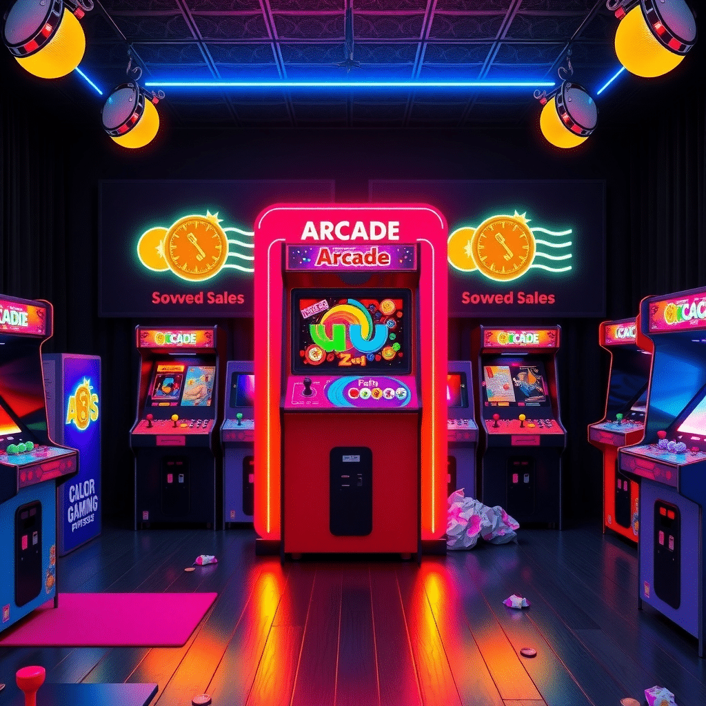 Pixel Paradise: Neon Dreams Gone Wild