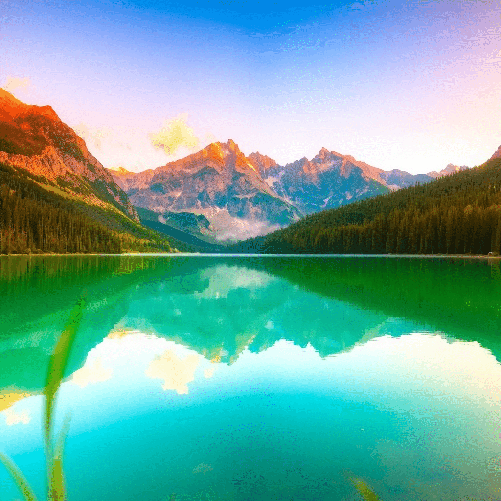 Whispers of Dawn on Sacred Serenity Lake