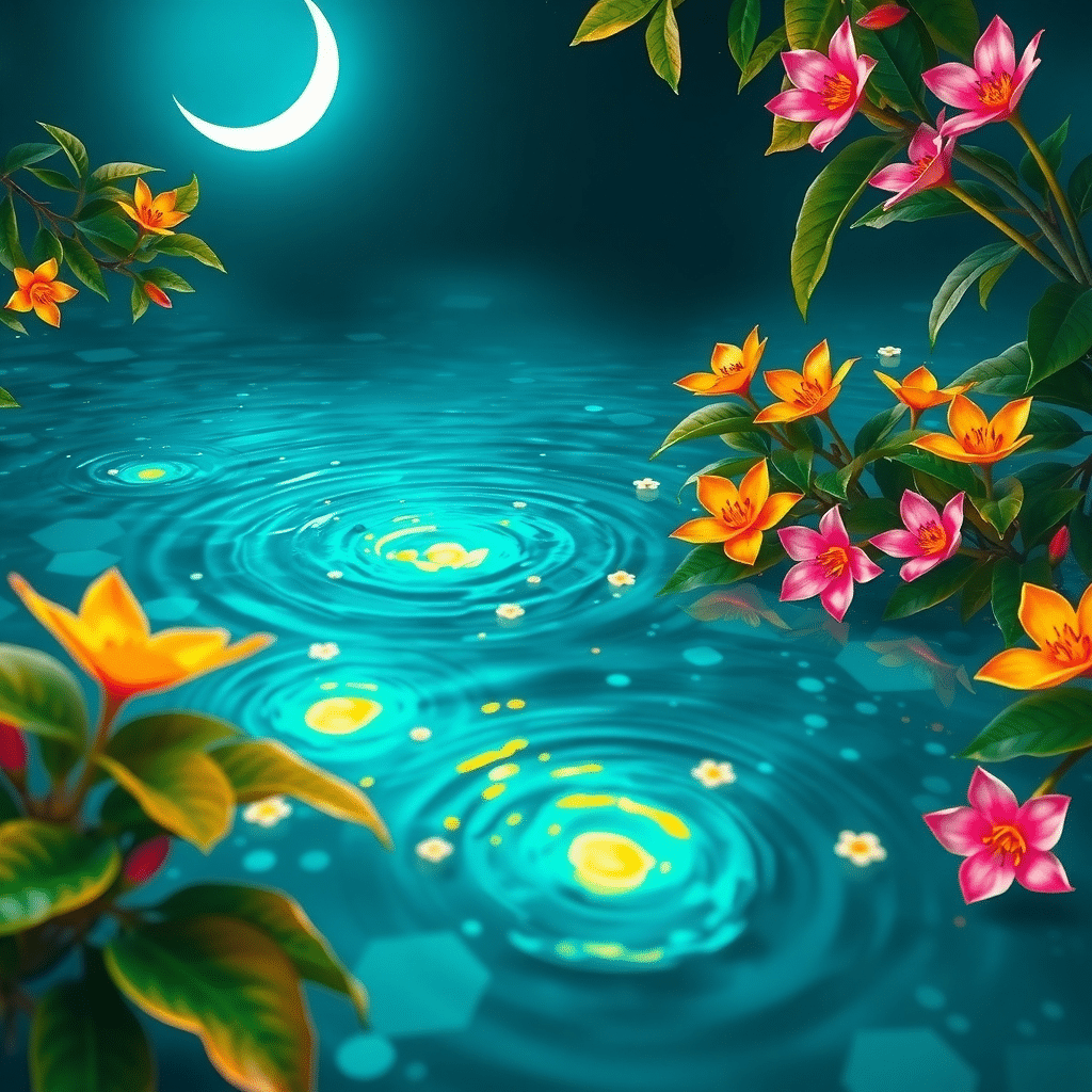Luminaria’s Celestial Oasis: Whispers of the Lagoon