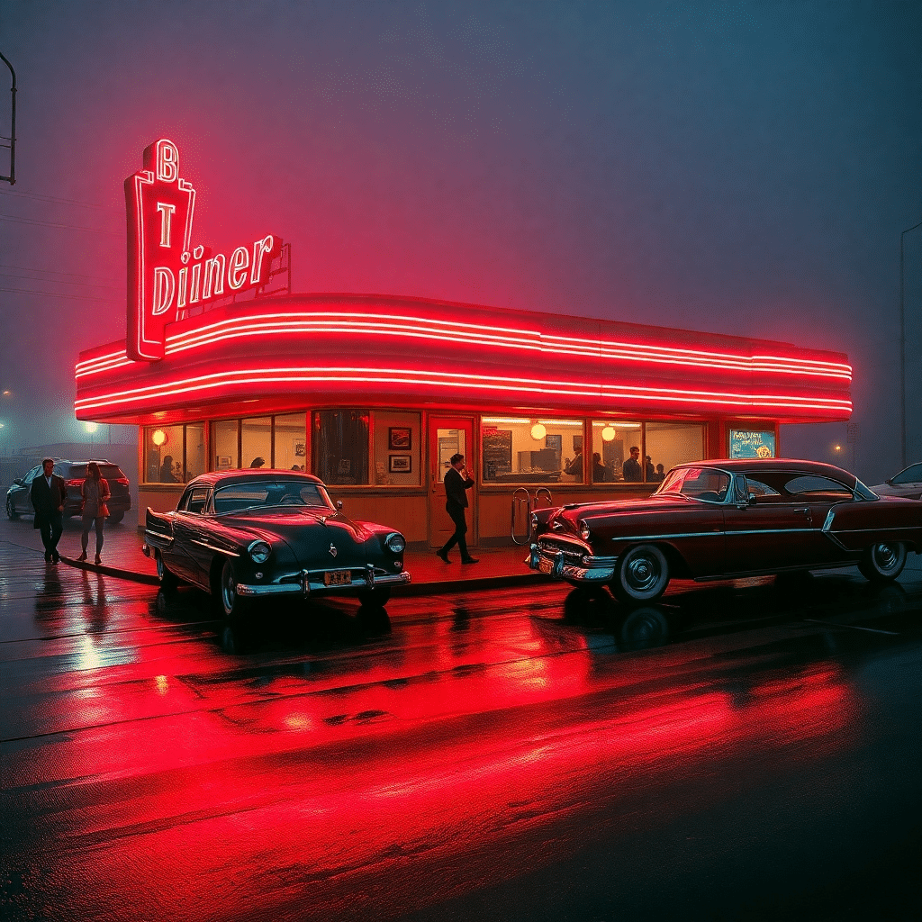 Midnight Revival: Neon Dreams on Main Street