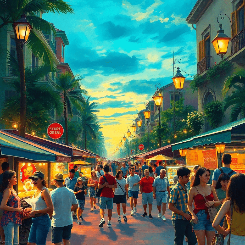 Summer Night Symphony: Street Vibrations by Luna