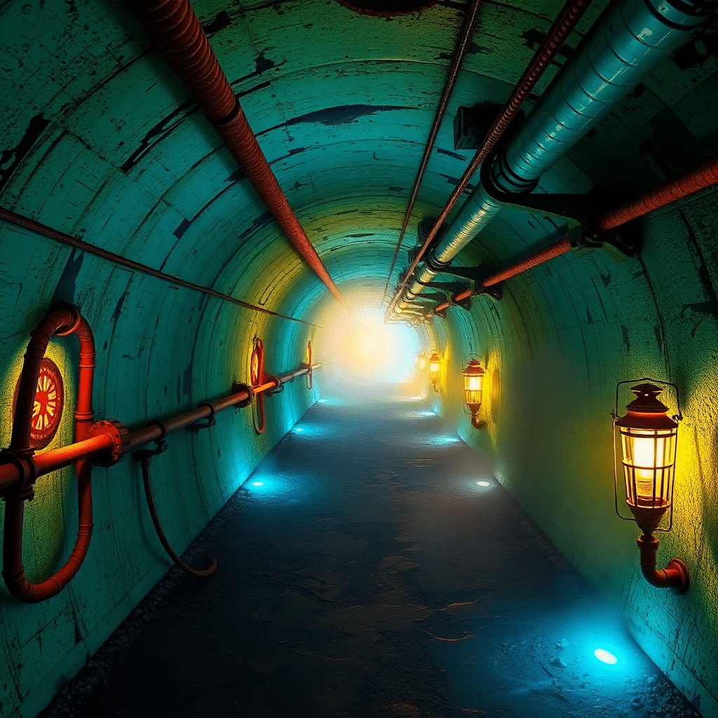 Abandoned Luminarium: Whispers from the Forgotten Depths