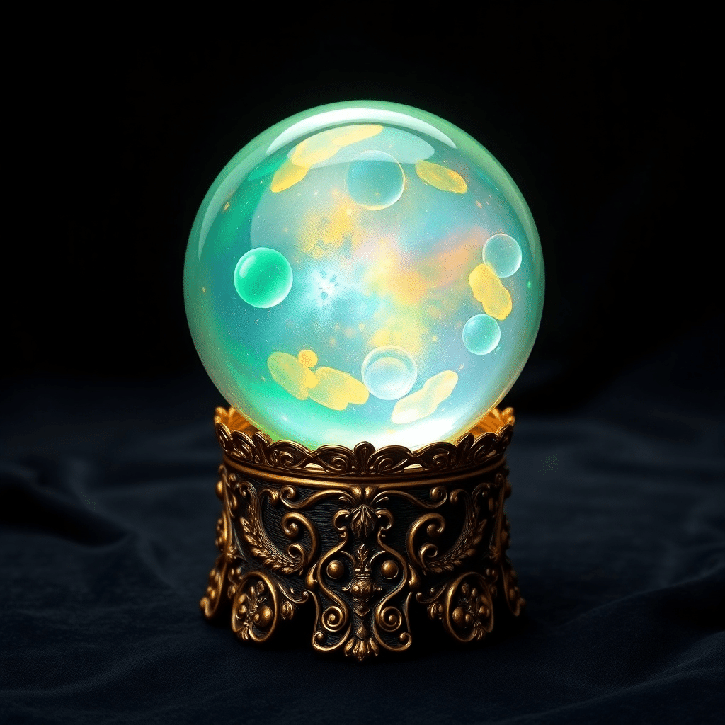 Mystical Aurora: Guardian of Celestial Secrets