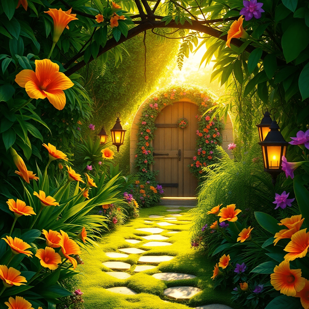 Whispers of Wonder in Secret Serenade Garden
