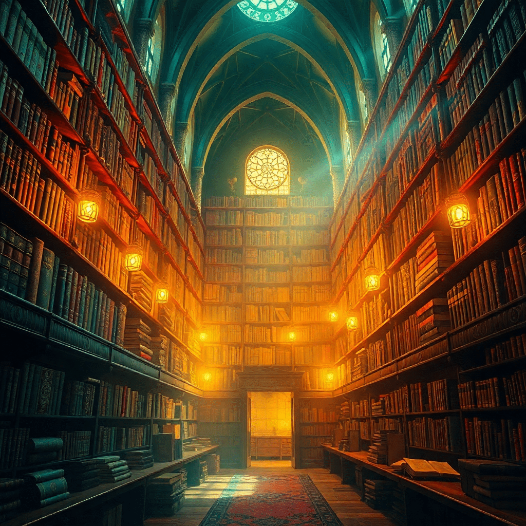 Whispers of the Ancient Scriptorium Awakening