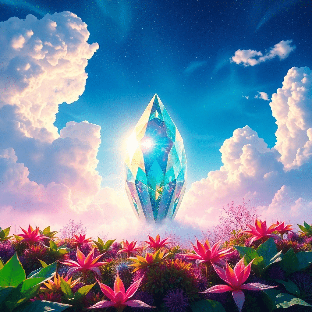 Celestial Haven: Aurora’s Crystal Sanctum of Wonder