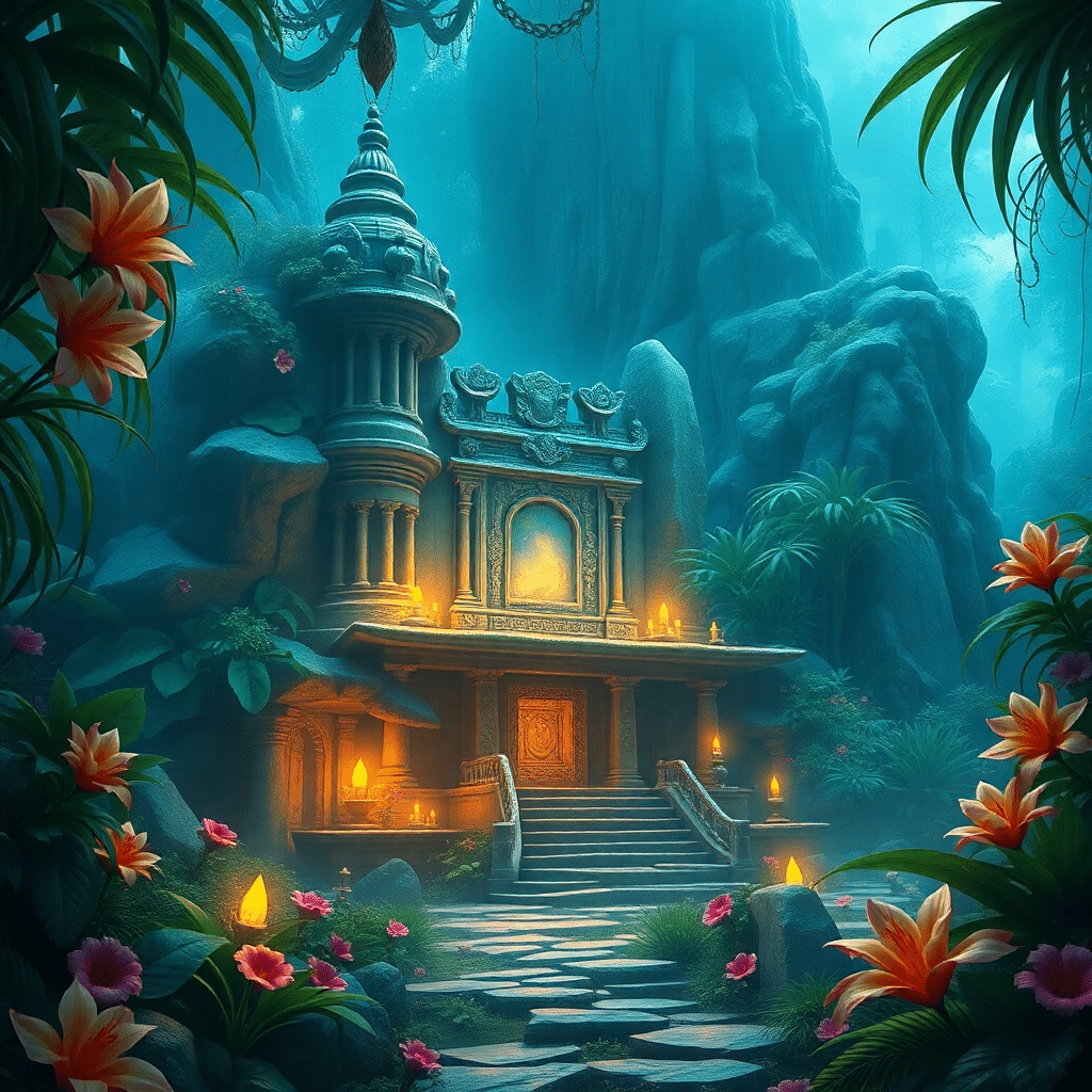 Mystic Oasis of the Ancient Heartbeat