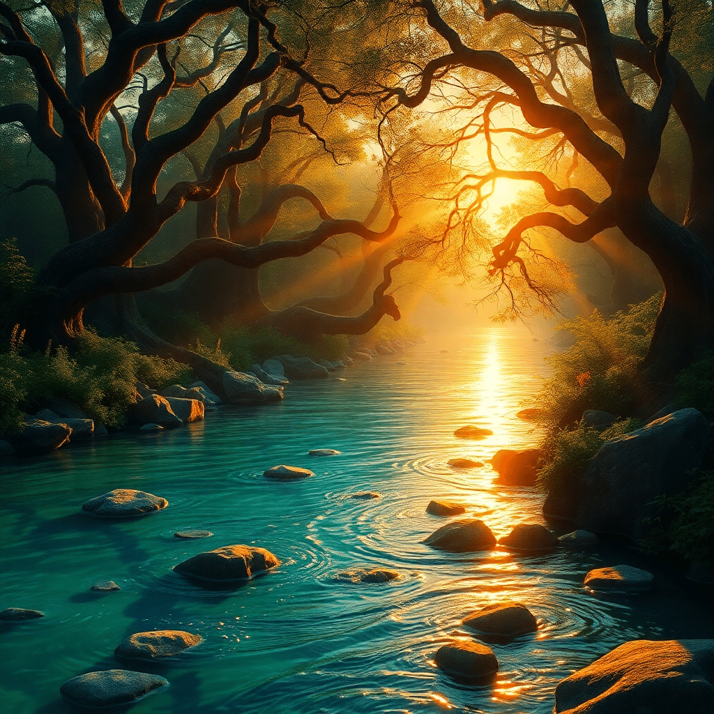 Whispers from the Emerald Abyss River