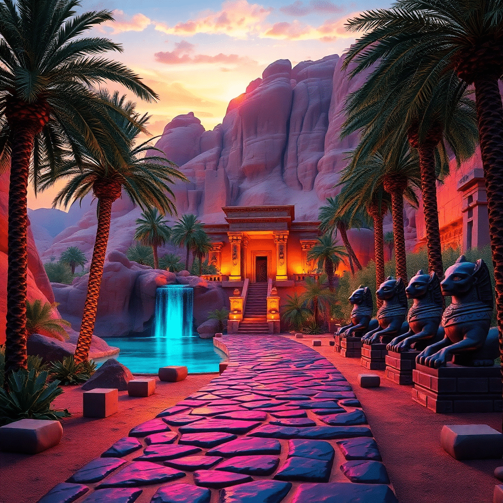 Whispering Oasis of Ancient Mysteries: Elyria