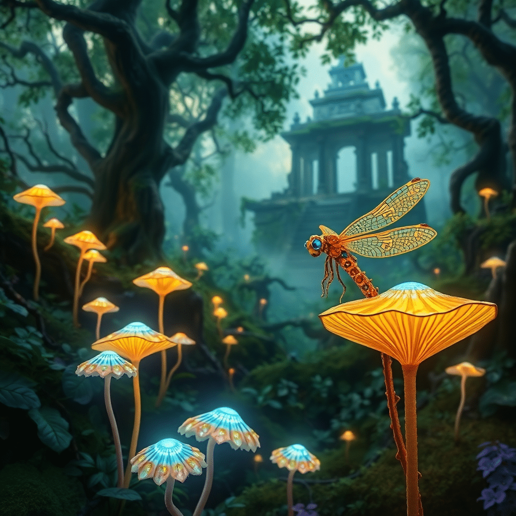 Whispers of the Ancient Starlit Forest’s Secret Kin