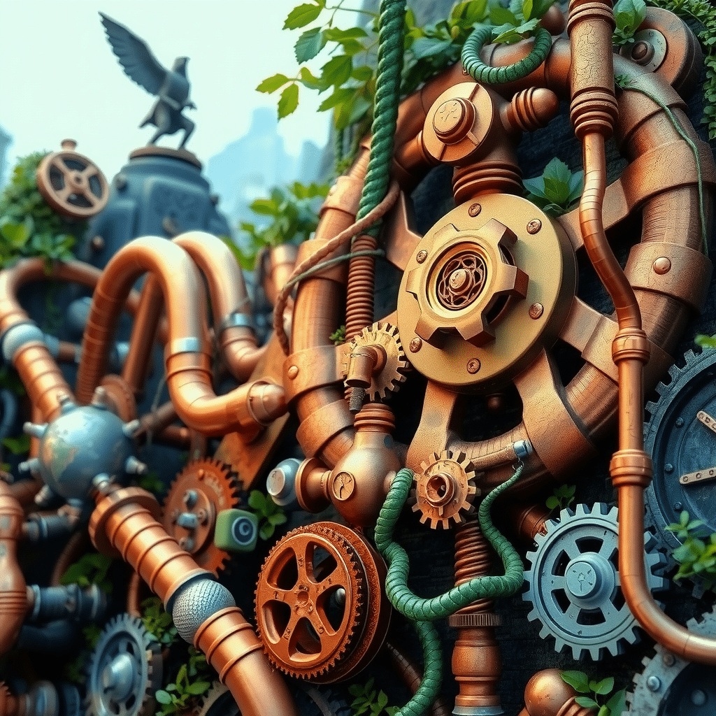 Whispers of Wonderland: Mechanical Metropolis By Night