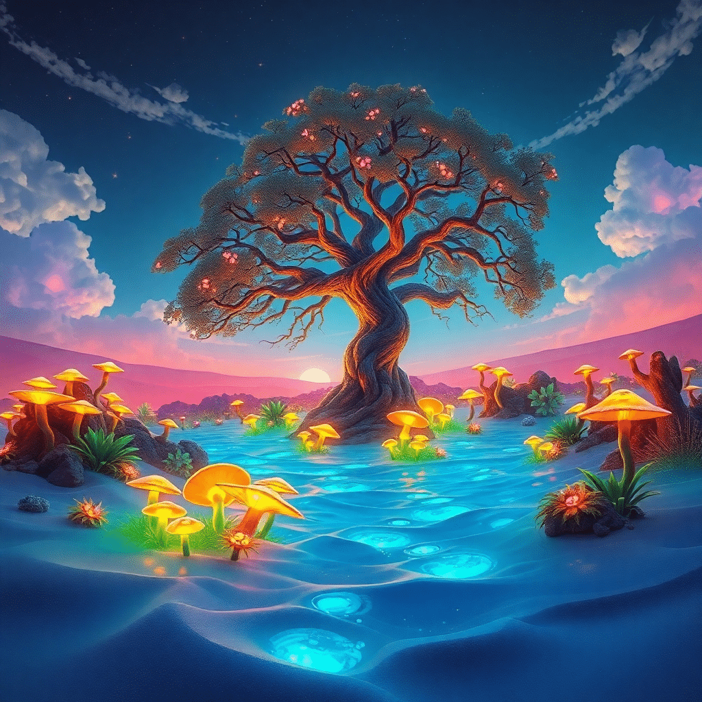 Whispers of the Ancient Mystic Oasis