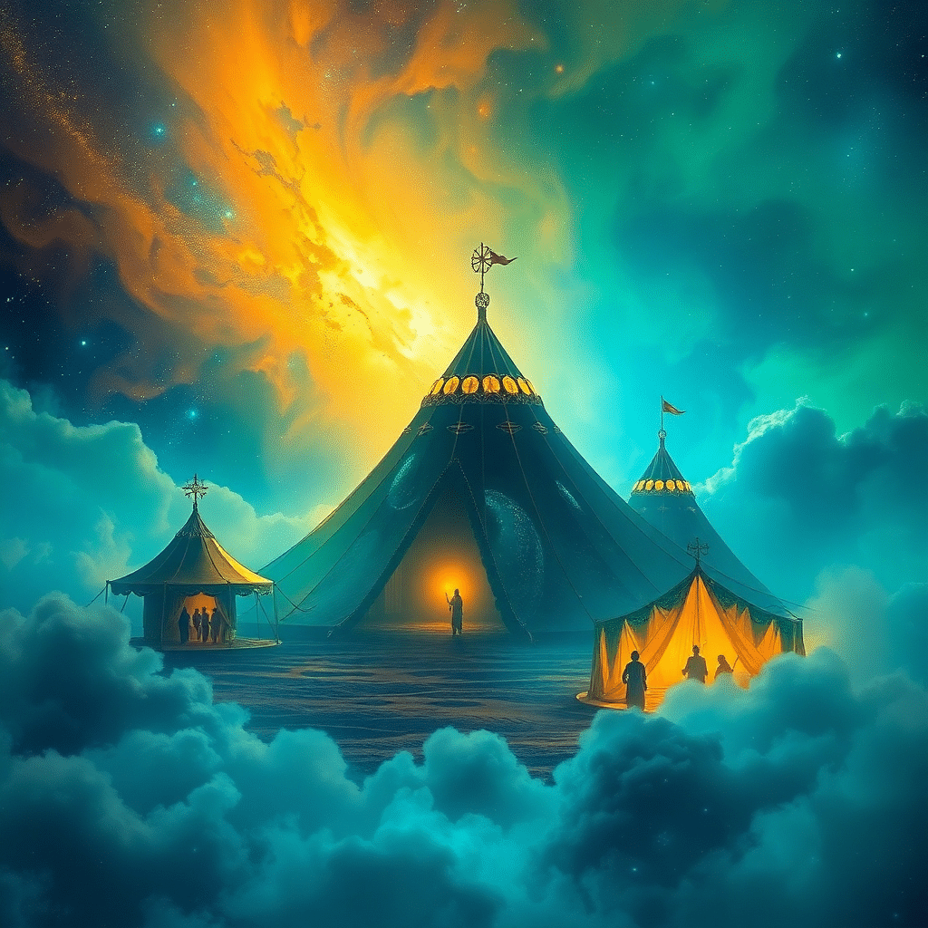 Celestial Nomads of the Gaseous Heartiverse
