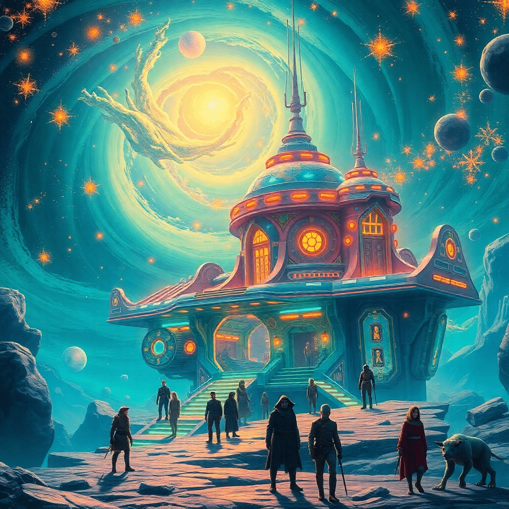Galactic Frontier Aurora: Haven of the Celestial Seekers