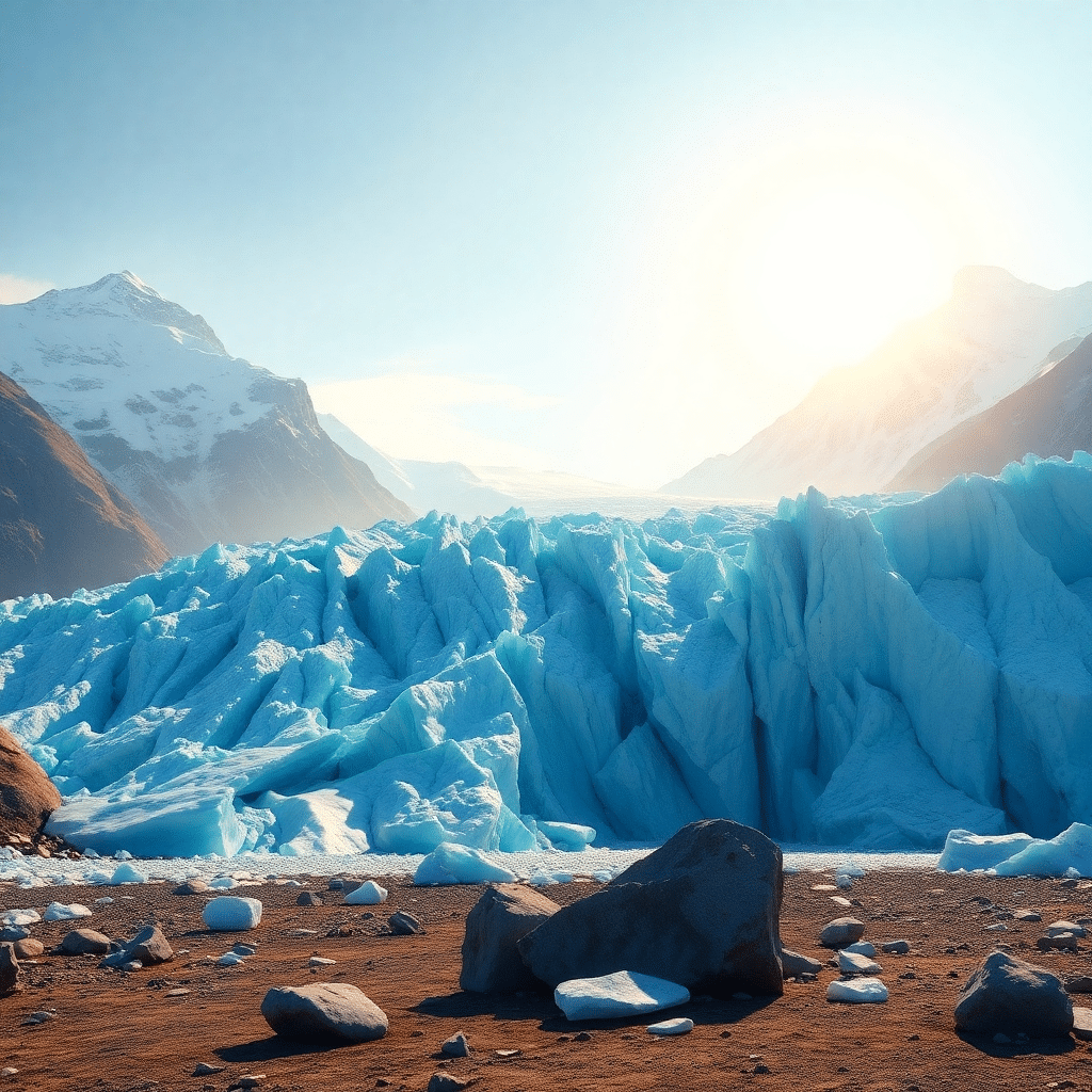 Glacial Majesty: Frozen Empress of the Mountain Realm