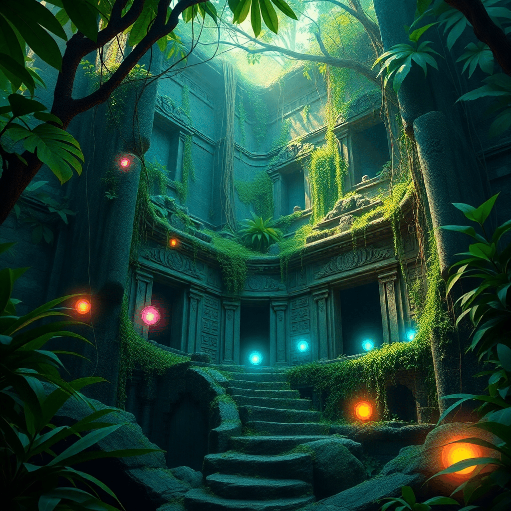 Mysterious Radiant Ruin: Forgotten Temple of the Ancients