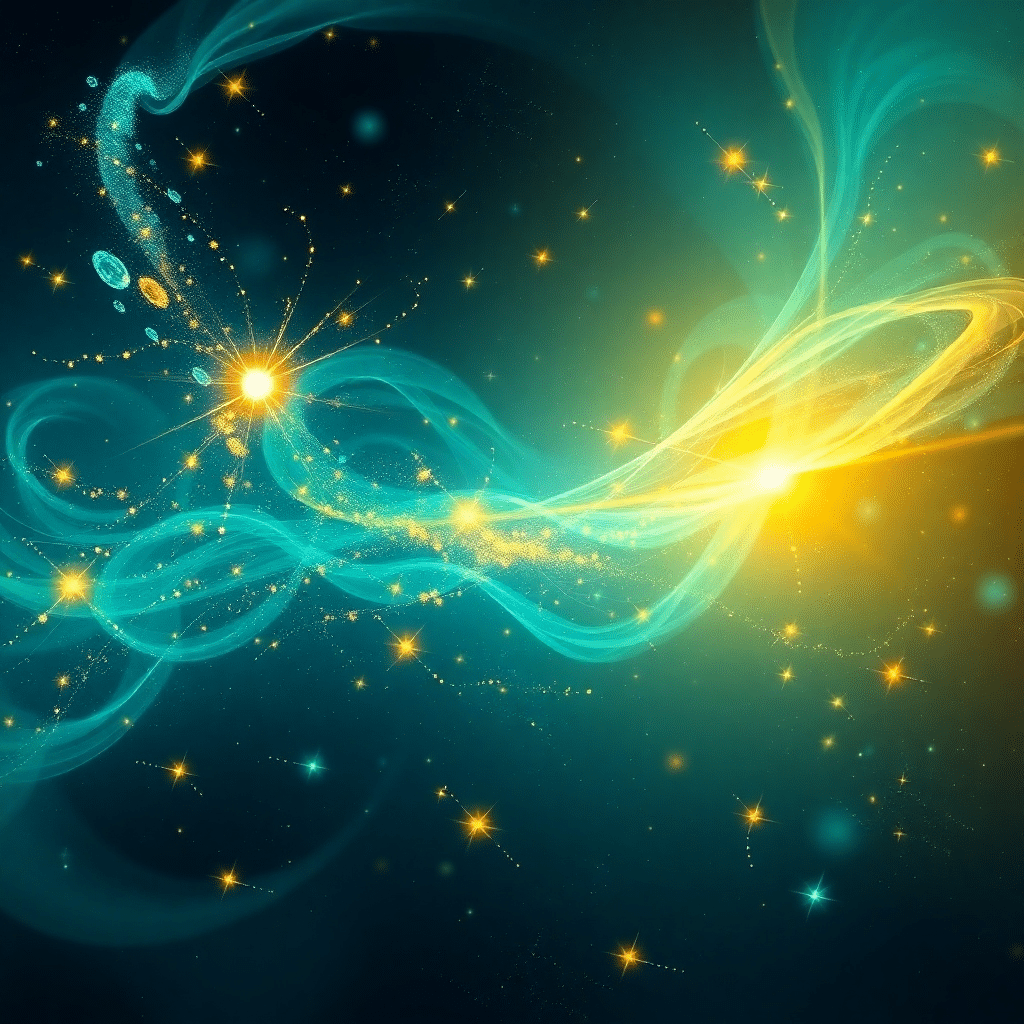Cosmic Harmony: Celestial Dancers Emerge from Starlight Frenzy