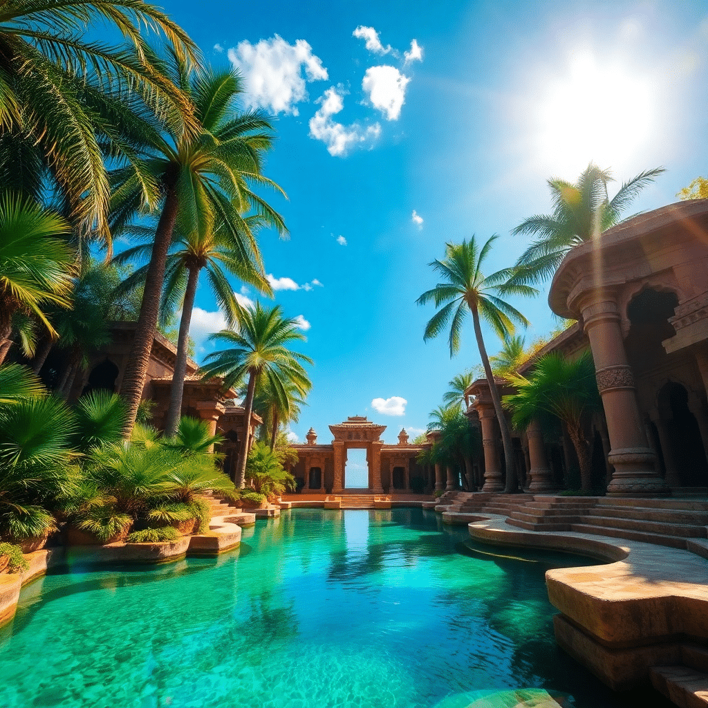 Hidden Oasis of Eternal Blissful Serenity