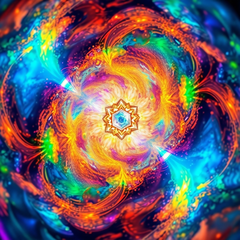 Whispers of Vortex: Aurora’s Celestial Dancer