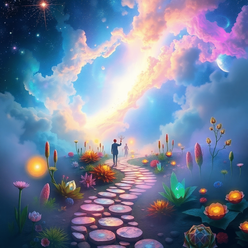 Whispers of Elyria: Celestial Oasis within the Nebula’s Heart