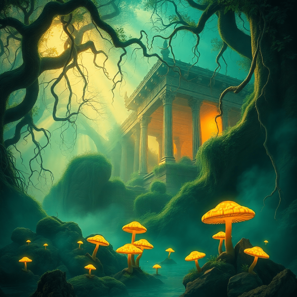 Whispers of the Ancient Emerald Jungle Temple