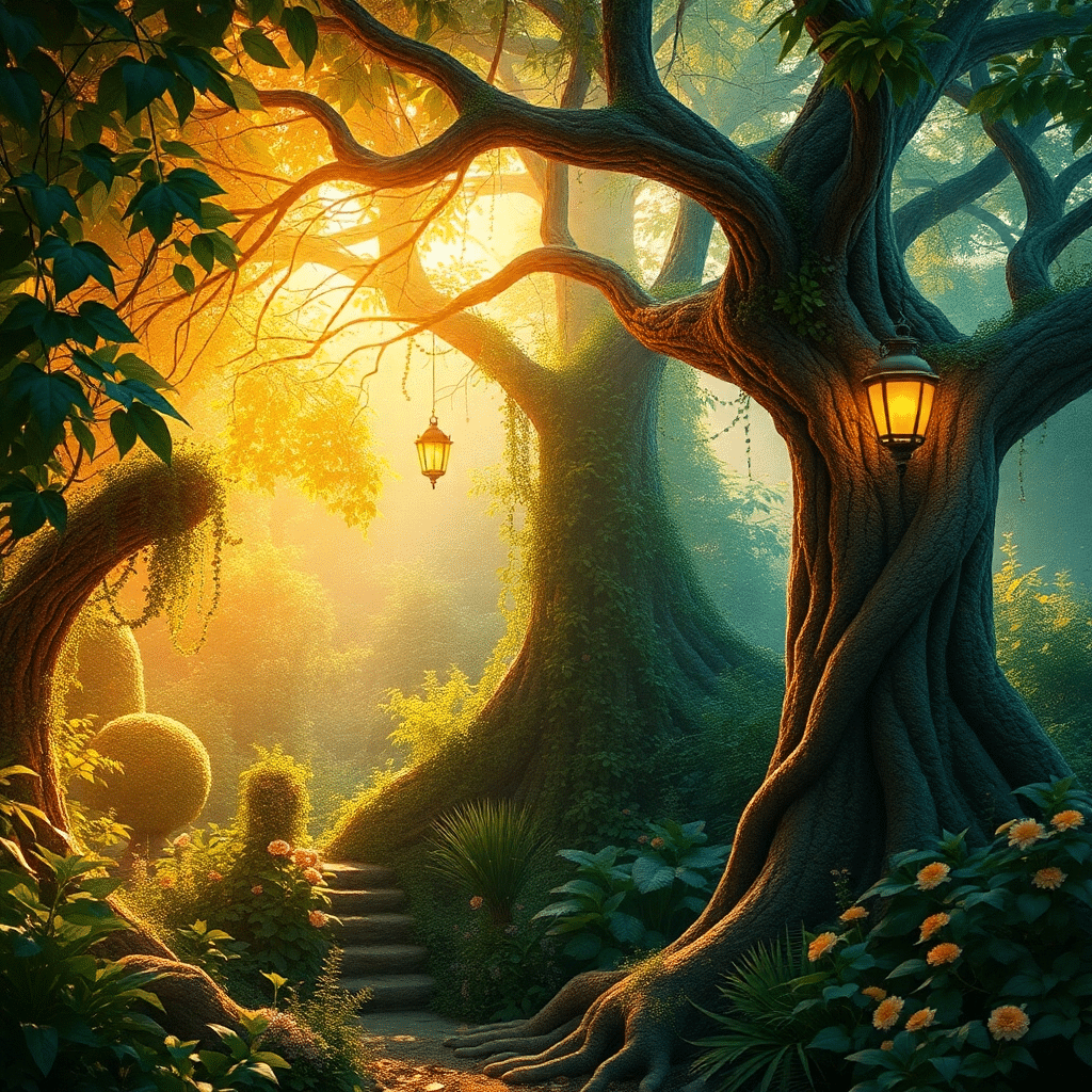 Whispers of the Enchanted Emerald Oasis Guardians