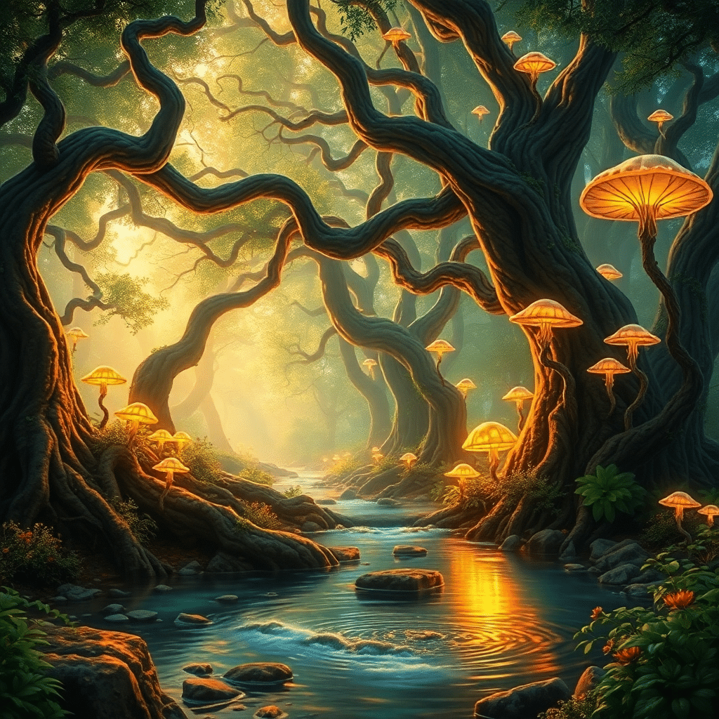 Whispers of the Luminous Ancient Forest Secret

(Mystica, the Guardian of Whispers)