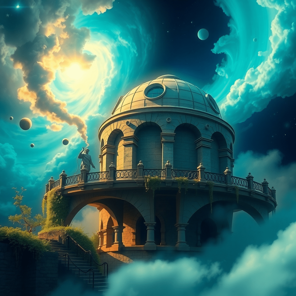 Whispers of the Celestial Oracle Observatory