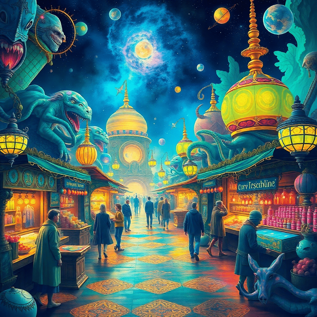 Cosmic Nexus: Galactic Emporium of Wonders and Whimsy