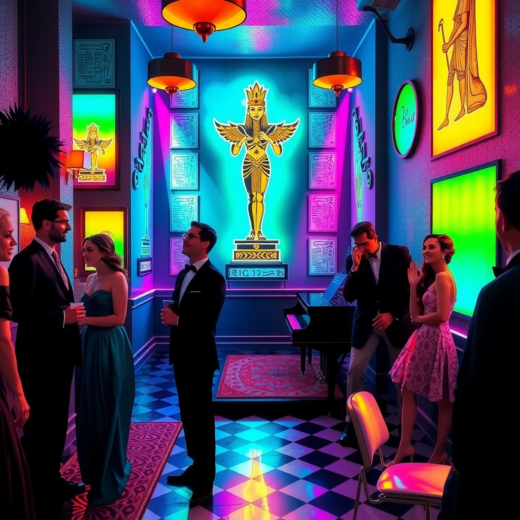Midnight Mirage: The Elusive Jazz Club of Luminaria