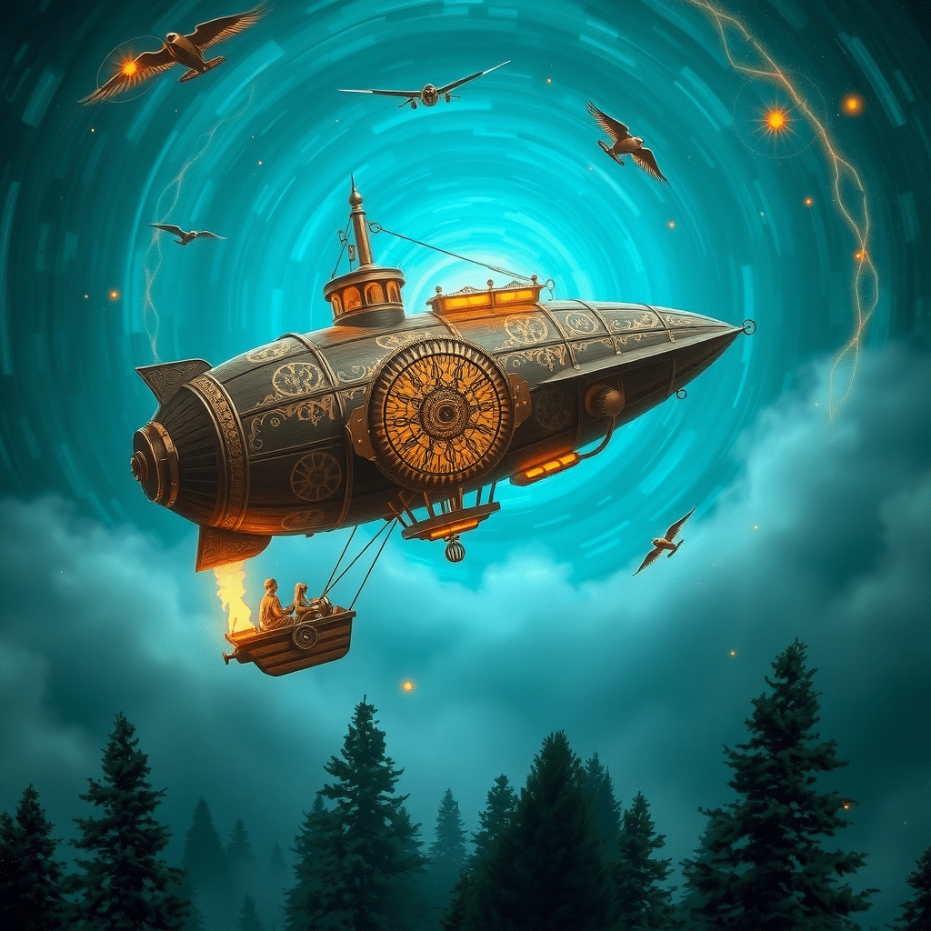 Enchanted Oblivion: The Celestial Wrought Iron Aviatrix