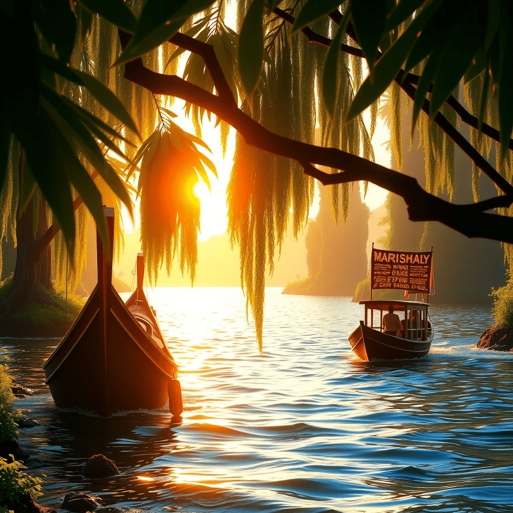 Riverfront Serenity: Whispers of the Golden Hour