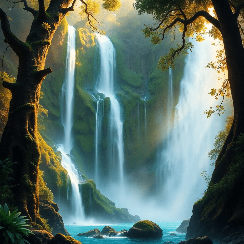 Whispering Oasis of Emerald Waters
