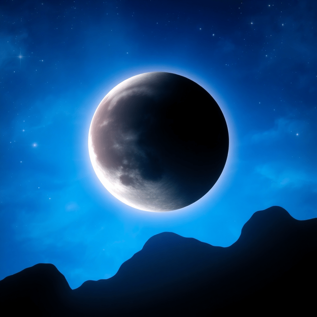 Ethereal Eclipse: Celestial Canvas of Wonder