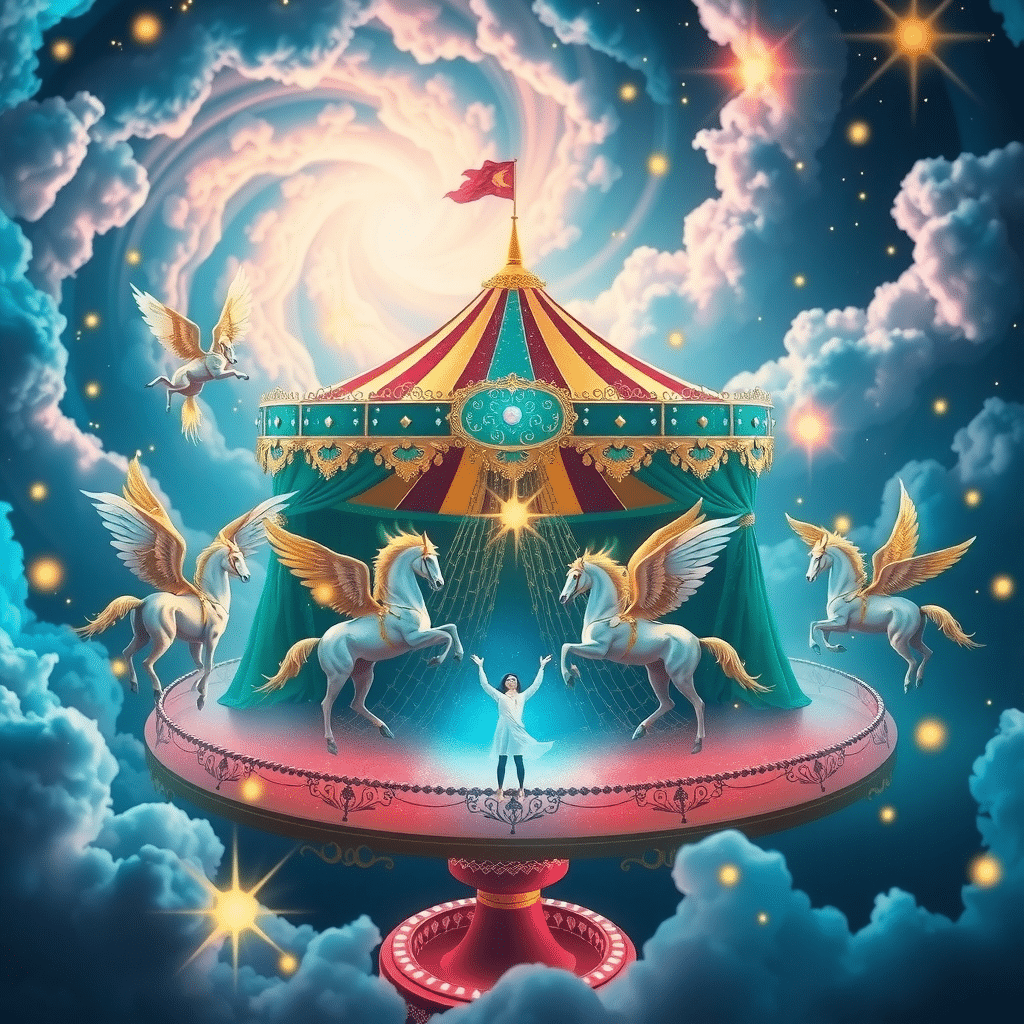 Celestial Wonders of the Emerald Cloud Circus