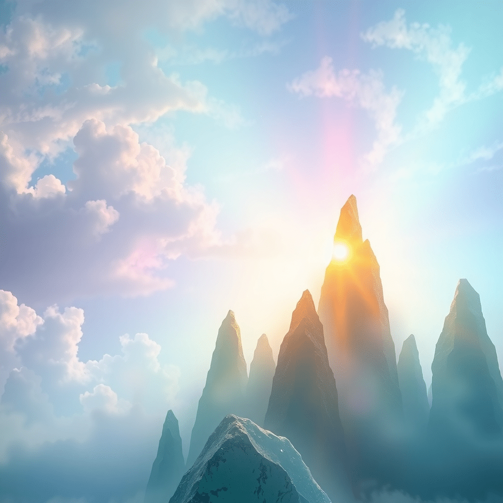 Crystal Splendor of the Celestial Citadel