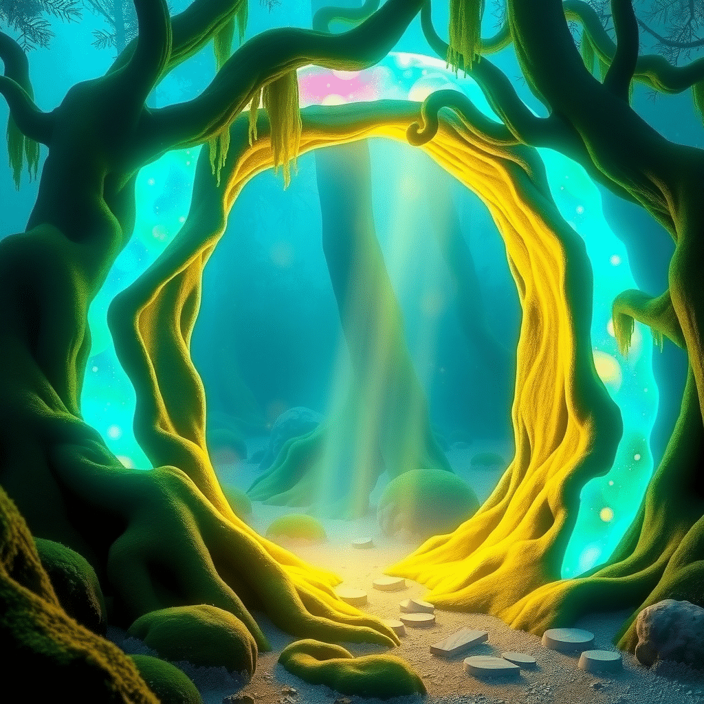 Whispers Through the Emerald Whispering Portal Arch